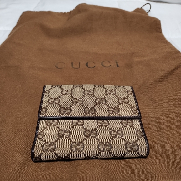 FLASH SALE GG Canvas Med Britt Hobo & D Ring GG Canvas Compact Wallet - Picture 2 of 12